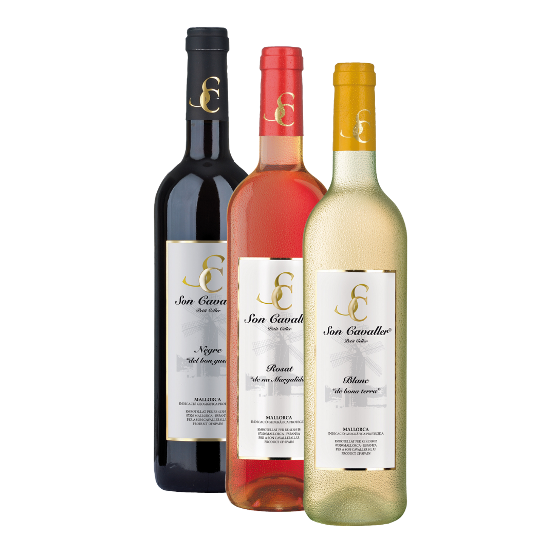Halbtrockene Weine von Mallorca | 2x Weiß, 2x Rosé, 2x Rot | Son Cavaller