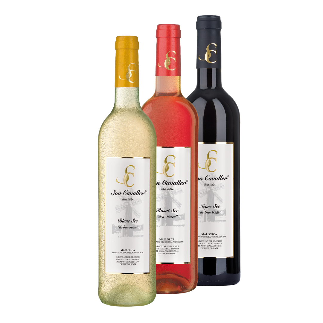 Trockene Weine von Mallorca | 2x Weiß, 2x Rosé, 2x Rot | Son Cavaller